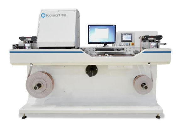 330mm genişlik Kumaş Kağıt Etiket Baskı Kontrol Makinesi